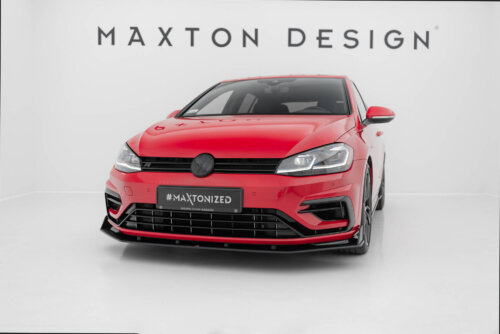 Maxton Street Pro prednji splitter V.2 za Volkswagen Golf R / R-Line Mk7 Facelift