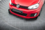 Maxton Street Pro Front Splitter V.3 + Flaps Volkswagen Golf GTI Mk6