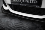 Maxton Street Pro prednji splitter V.3 + Flaps za BMW 1 F20 M-Pack Facelift / M140i