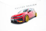 Maxton Street Pro front splitter for Volkswagen Golf GTI Clubsport Mk8 Facelift