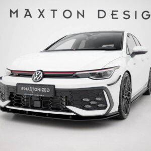 Maxton Street Pro front splitter for Volkswagen Golf GTI / GTE / R-Line Mk8 Facelift