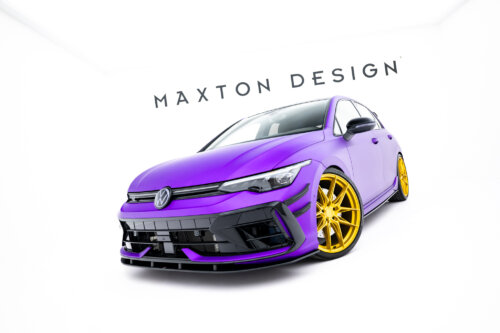Maxton Street Pro front splitter for Volkswagen Golf R Hatchback Mk8 Facelift