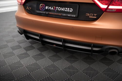 Maxton Street Pro rear diffuser for Audi A7 S-Line C7