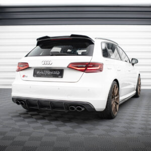 Maxton Street Pro stražnji difuzor za Audi S3 Sportback / Hatchback 8V