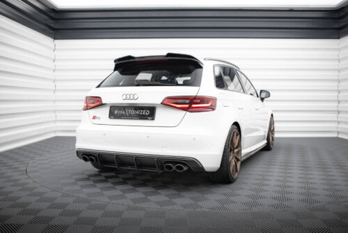 Maxton Street Pro rear diffuser for Audi S3 Sportback / Hatchback 8V