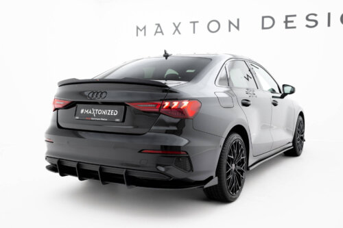 Maxton Street Pro stražnji difuzor + Flaps za Audi A3 Sedan 8Y
