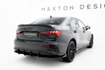 Maxton Street Pro rear diffuser + Flaps for Audi A3 Sedan 8Y