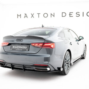 Maxton Street Pro rear diffuser + Flaps for Audi A5 F5 Facelift