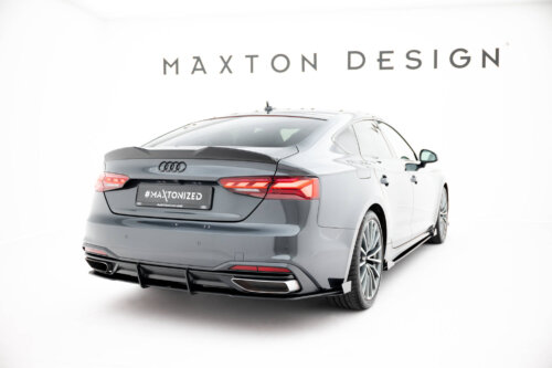 Maxton Street Pro rear diffuser + Flaps for Audi A5 F5 Facelift