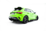 Maxton Street Pro stražnji difuzor + Flaps za Audi RS3 Sportback 8Y Facelift