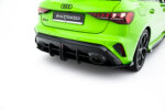 Maxton Street Pro stražnji difuzor + Flaps za Audi RS3 Sportback 8Y Facelift