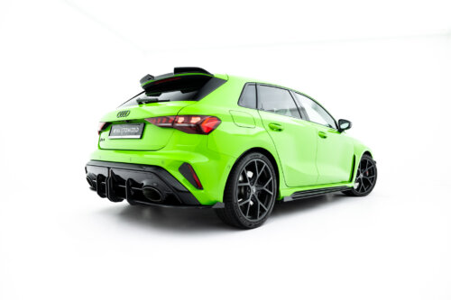 Maxton Street Pro rear diffuser + Flaps for Audi RS3 Sportback 8Y Facelift