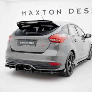 Maxton Street Pro rear diffuser + flaps for Ford Focus ST Mk3 Facelift