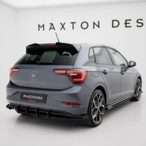 Maxton Street Pro rear diffuser + flaps for Volkswagen Polo GTI Mk6 Facelift