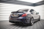 Maxton Street Pro rear diffuser for Mercedes-AMG C 43 Sedan W205 Facelift