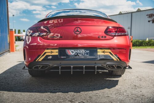 Maxton Street Pro rear diffuser for Mercedes-AMG C43 Coupe C205
