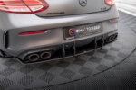 Maxton Street Pro stražnji difuzor za Mercedes-AMG C43 Coupe / Cabrio C205 Facelift / A205 Facelift