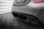 Maxton Street Pro rear diffuser for Mercedes-AMG C63 Sedan / Estate W205 Facelift