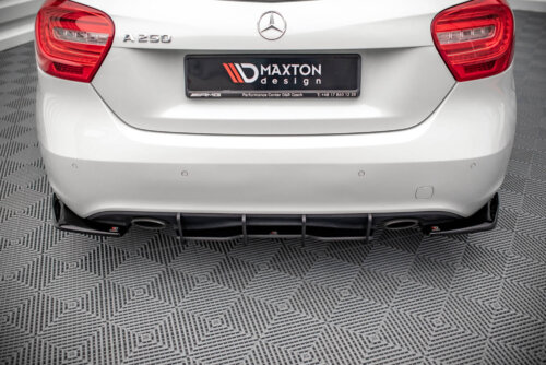 Maxton Street Pro rear diffuser for Mercedes-Benz A W176