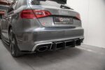 Maxton rear diffuser V.2 for Audi RS3 8V Sportback