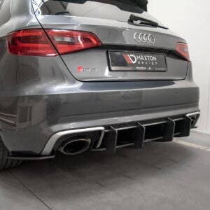 Maxton stražnji difuzor V.2 za Audi RS3 8V Sportback