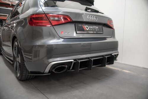 Maxton rear diffuser V.2 for Audi RS3 8V Sportback