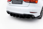 Maxton rear diffuser V.2 for Audi RS3 Sedan 8V Facelift