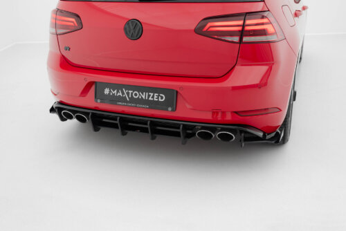 Maxton rear diffuser for Volkswagen Golf R Mk7 Facelift