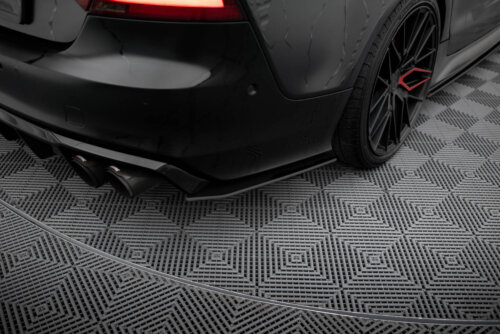 Maxton Street Pro rear side splitters for Audi A7 S-Line C7