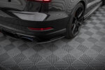 Maxton Street Pro rear side splitters for Audi RS3 Sedan 8V Facelift
