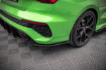 Maxton Street Pro rear side splitters for Audi RS3 Sedan 8Y