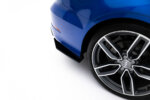 Maxton Street Pro rear side splitters for Audi S3 Sedan 8V