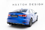 Maxton Street Pro rear side splitters for Audi S3 Sedan 8V