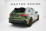 Maxton Street Pro rear side splitters for Audi S3 Sportback 8Y Facelift