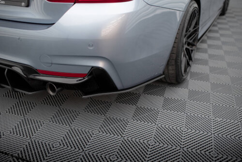 Maxton Street Pro rear side splitters for BMW 435i Coupe M-Pack F32
