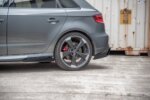 Maxton Street Pro rear side splitters + Flaps for Audi RS3 8V Sportback