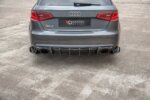 Maxton Street Pro rear side splitters + Flaps for Audi RS3 8V Sportback