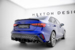 Maxton Street Pro rear side splitters + Flaps for Audi S3 Sedan 8Y Facelift