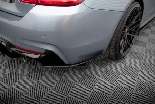 Maxton Street Pro rear side splitters + Flaps for BMW 435i Coupe M-Pack F32
