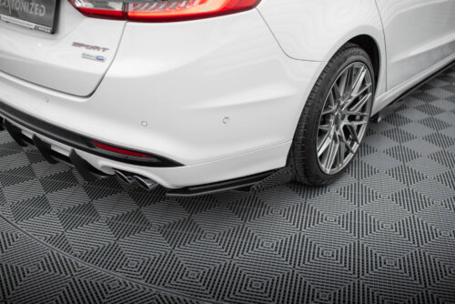 Maxton Street Pro rear side splitters + Flaps for Ford Mondeo Sport Mk5 Facelift / Fusion Sport Mk2 Facelift