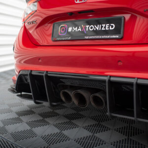 Maxton Street Pro stražnji bočni difuzori + Flaps za Honda Civic Type-R Mk 11