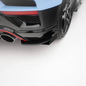 Maxton Street Pro rear side splitters + Flaps for Hyundai Veloster N Mk2