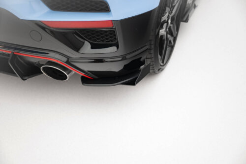 Maxton Street Pro rear side splitters + Flaps for Hyundai Veloster N Mk2