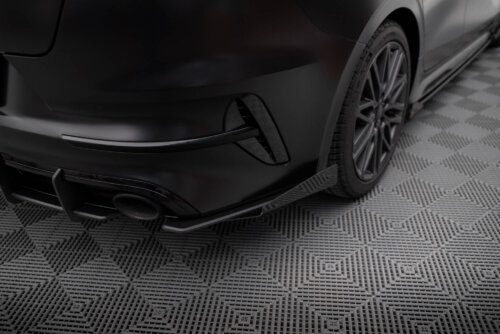Maxton Street Pro rear side splitters + Flaps for Kia Proceed GT Mk1 Facelift