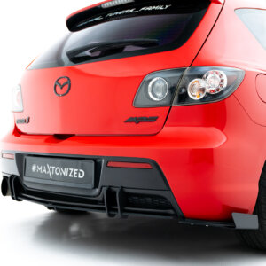 Maxton Street Pro stražnji bočni difuzori + Flaps za Mazda 3 MPS Mk1 EU Version