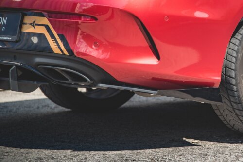 Maxton Street Pro rear side splitters + Flaps for Mercedes-AMG C43 Coupe C205