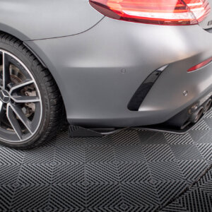 Maxton Street Pro stražnji bočni difuzori + Flaps za Mercedes-AMG C43 Coupe / Cabrio C205 Facelift / A205 Facelift