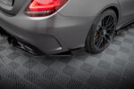 Maxton Street Pro rear side splitters + Flaps for Mercedes-AMG C63 Sedan / Estate W205 Facelift