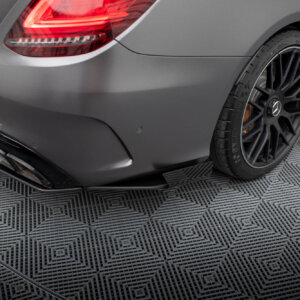 Maxton Street Pro stražnji bočni difuzori + Flaps za Mercedes-AMG C63 Sedan / Estate W205 Facelift