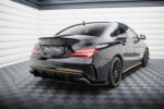Maxton Street Pro rear side splitters + Flaps for Mercedes-AMG CLA 45 C117 Facelift